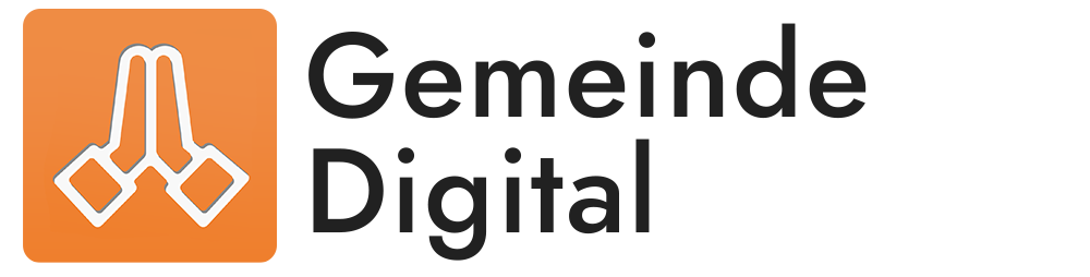 Gemeinde Digital Logo - Schwarz